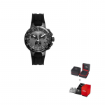 TISSOT Race Collection Kvartsmehhanism 100m Veekindlus Meeste K&auml;ekell Kell 44,5mm Hall sihver Silikoonrihm T111.417.37.441.03 Regular Watch Box