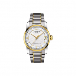 TISSOT Automaatne Mehaaniline Liikumine Veekindel Naiste K&auml;ekell 32mm Valge sihver Titaanist Kella korpus T087.207.55.117.00 Regular Watch Box