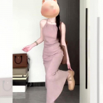 Kaunis temperament, kerge ja tuttav kaela paeliga kleit, retro ni&scaron;i disain, edasij&otilde;udnud tunnetus, suvine sale ja &otilde;huke kleit S- (can be worn within 45kg)