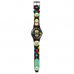 SWATCH Meeste 41mm Must Kell SO29Z135 SO29Z135 Black Dial