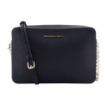 Michael Kors Kirjalogo Kett Commuter Nahast &Otilde;lakott Naiste kotid Must 35T8GTTC9L-BLACK Basic Set (Bag+Dust Bag)