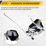 Toyota Land Cruiseri esimese ukse lukustusmehhanismi ajamiklappide komplekt 1 paar BJ70 FJ70 LJ70 69320-90K00 69310-90K00 Black Silver