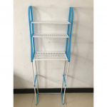 3-kihiline 49x23x150cm &Uuml;le vannitoa hoiuriiul Roostevabast terasest WC-riiul Kapi Pesumasina ruumis&auml;&auml;stja Korraldaja Valge/Must sinine