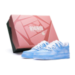 Nike Air Force 1 07 Air Force 1 Leather Thermal Coverage Low top Skateboard Shoes Men's Blue White CW2288-111(TeamR-S-BOX) 40