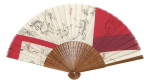 Yamamoto Jin Shoten Kokkupandav f&auml;nn Choju Jinbutsu Giga loomadest ja &uuml;ks punane Jaapani muster [Kyosai] (Karikatuur Inimesed) [4729-A]