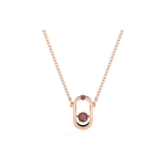 Swarovski Una North Roosa Kuldne Pinnatud Ripatsiga Kaelakee Kuupmeetrilise Tsirkooniumiga Naiste kaelakee Punane 5620550 Box (Random Color)