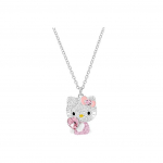 Swarovski Hello Kitty S&uuml;damekujuline Kristallkaelakee Naistele kaelakee 5228241 Box (Random Color)