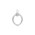 Pandora Moments Pav&eacute; O-r&otilde;ngas ripats V&auml;ike Naiste Ehted H&otilde;be 399097C01 Silver white