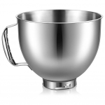 Roostevabast terasest kauss KitchenAidi 4,5-5 kvartise kallutatava peaga mikseri jaoks, KitchenAidi mikserikausi jaoks, n&otilde;udepesumasinas pestav CHINA