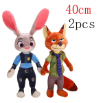 40-50 cm Zootopia tegelased Nick Wilde Judy Hopps Multikas Armas M&auml;nguasi Nukk Mudel S&uuml;nnip&auml;ev J&otilde;ulukink Lastele S&otilde;pradele Lastele S&otilde;bralik Meelelahutuslik 3 gray