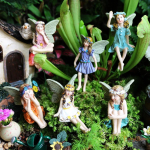 6 tk/partii Tinkerbelli PVC-kujukesed Aiahaldjad Figuriinid Mini Haldjakuju Kuju Haldjaaia Kaunistused green