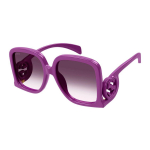 Gucci Ruudukujulised S&uuml;stitud P&auml;ikeseprillid Fuksia/Lilla Naiste Prillid Lilla GG1326S-004 Dust Bag+Eyeglass Case (Random Color),Purple,58