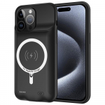 Laadimiskarp iPhone 15 Pro jaoks - Must, MagSafe, 7000 mAh