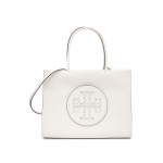 Tory Burch Ella Topelt T-logo reljeefne Reguleeritav Eemaldatav &Otilde;larihm Kandekott Naiste kandekott Valge 145612-100 Basic Set (Bag+Dust Bag)