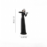 Nordic Art Dancing Couple Resin Figuuriornamendid Kujukesed Kodukaunistuse tarvikud Elutoa kaunistused Kodukaunistuseks