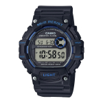 CASIO Standard Digitaalkell Vibratsioonialarmiga Mud International Must x Sinine [Casio] Meeste Funktsioon, Vastupidav, TRT-110H-2AV, Mudel