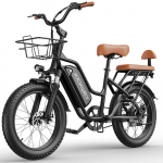 KICKWEY LD20 Elektrijalgratas 750W Mootor 48V20Ah Liitiumaku T&auml;isvedrustus 20x3 Tolli Maastikurehv E-ratas KICKWEY LD20