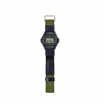 CASIO 50m veekindel Kvarts nahk/riidest rihm meeste k&auml;ekell hall sihverplaat W-219HB-3AV hall v&auml;rv