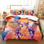 3D prindiga anime voodipesukomplektid Kawaii Sasaki To Miyano voodipesukomplekt &uuml;hekohaline Twin t&auml;iskasvanu t&auml;iskasvanu Queen King Size voodikomplekt t&auml;iskasvanud laste magamistuba 135x200cm
