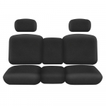 UTV Istmekatted Komplekt Can Am Defender DPS CAB 6X6 PRO DPS HD7 HD9 HD10 jaoks (Defenderi esi kaheukselise jagatud pingi istmekatted) must