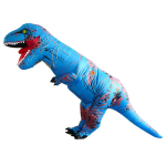 T&auml;ispuhutav T-Rexi dinosauruskost&uuml;&uuml;m v&auml;lipidudeks ja cosplay esinemisteks Small (Height 115-155cm) sinine