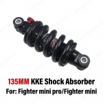 Originaal Teverun Fighter Mini 135mm KKE Reguleeritav Vedrustus H&uuml;drauliline Vedrustus Amortisaator Teverun Fighter Mini Pro Osad 1 Pcs