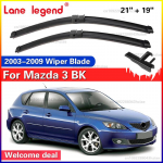 Mazda 3 BK 2003-2009 2004 2005 2006 2007 2008 jaoks Esiklaasipuhastajad Esiklaasipuhastajad Tuuleklaas Tuuleklaas Aknaklaasipintsel 21 +19 Mazda 3