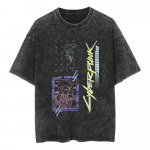 2077 M&auml;ng Cyber Punk LUCY T-s&auml;rk Puuvillane Pesta Vintage &Uuml;lesuuruses T-s&auml;rk Y2k Harajuku T&auml;navakunst Vaba L&uuml;hikeste Varrukatega T-s&auml;rgid S mitmev&auml;rviline