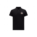 Moncler Tikitud Logoga Polo S&auml;rk Meeste peals&auml;rgid Must J10918A0002389A16998 S