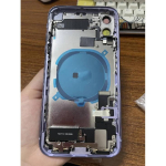 iPhone 11 Aku Tagakaas, Keskosa, SIM-kaardi salv, K&uuml;lgmiste nuppude komplekt, Pehme kaabli paigaldus + t&ouml;&ouml;riist For green