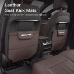 Autotooli seljatoe kaitsmed L&ouml;&ouml;givastased matid PU-nahast Mustusevastane alus Panipaiguga Autotarvikud Mercedes Benz AMG A B C E G SK1 jaoks