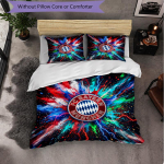 Bayern M&uuml;nchen Muster 3-osaline Voodipesukomplekt Pehme Mikrokiud Tekikott Padjap&uuml;&uuml;ridega Magamistoa jaoks 135cm*200cm