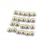 20tk 4x4x3mm mikro veekindel vasest puutetundlik puutetundlik nuppl&uuml;liti