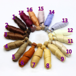 Nukuparukas 15cm*100cm Ameerika nuku k&otilde;rge temperatuuriga siidist parukas V&auml;ike nukuparukas Aksessuaarid NO2