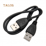 Must USB 2.0 isasest isasest pikenduspesa adapteri kaabli andmejuhe 0,5 m arvutividinad