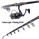 Teleskoop&otilde;ngeritv ja 13+1BB spinningurulli kombood merevee mageveep&uuml;&uuml;gitarvete jaoks 1.8rod&wq2000