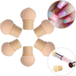 6 tk korduvkasutatavad k&auml;snapead k&uuml;&uuml;nekunsti gradiendi- ja disainipliiatsite jaoks Vahetatavad k&auml;snaotsad