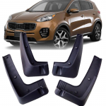 Komplekt vormitud auto porilappide jaoks Kia Sportage 2017 2018 2019 QL porilapid Pritsmekaitsed porilapid porilauad porilauad eesmine taga stiil must