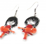 NOA [J1759] -  Rockeuse  disaink&otilde;rvar&otilde;ngad, punased oranžid punane