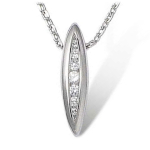 Les Tr&eacute;sors De Lily [K7166] - H&otilde;bedane ripats 'C&acirc;lin' H&otilde;bevalge (roodiumiga kaetud) - 20x3 mm h&otilde;be