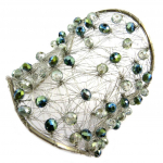 Lily-Crystal [P4406] - Roheline  Callas  k&auml;sit&ouml;&ouml;k&auml;ev&otilde;ru - 17x8. 5 cm roheline