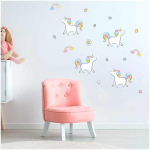 Les Tr&eacute;sors De Lily [Q6570] - Planche de stickers 'Licorne My Unicorn' multicolore - 20x70 cm valge