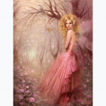 Teemantmaali haldjas t&auml;isteemanttikandid lill 20X30CM