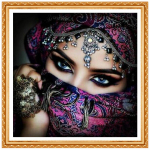 Diamond Beautiful Eyes seeria t&auml;iskomplektid Vaigukristallseinakunst Teemantmaal  Portree  pilt 20X30CM