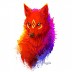 5D DIY Teemantmaal T&auml;is&uuml;mmargune puur  Fiery Fox  Tikand Ristpistes Kingitus Kodukujundus Kingitus 20X30CM