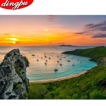 Teemantmaalimise loomad 5D DIY Teemanttikandid &Ouml;&ouml;kull T&auml;isringi puur M&uuml;&uuml;k kivikividest Kodukaunistuse kingitus 20X30CM