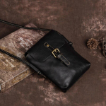 Johnature Simple ehtsast nahast v&auml;ikesed naiste &otilde;lakotid Naturaalsest pehmest lehmanahast &uuml;hev&auml;rviline Mitmek&uuml;lgne mobiiltelefonide kott must