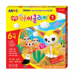 [AMOS]I Clay1~4(Fenc-rebane, kotkakull, pringel, valge karu)4 liiki loomi 1,2,3,4,5,6