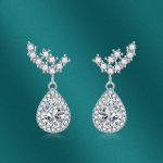 SACE GEMS Klassikaline vasesulamist tsirkoon K&otilde;rvar&otilde;ngad Naiste Ehted Pulmalubadus Peokink roosa