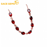 SACE GEMS tsirkoonist k&auml;ev&otilde;ru ehted geomeetrilised helmed keti lingid k&auml;ev&otilde;rud moes peen pulmakingitus t&uuml;druks&otilde;brale naistele punane